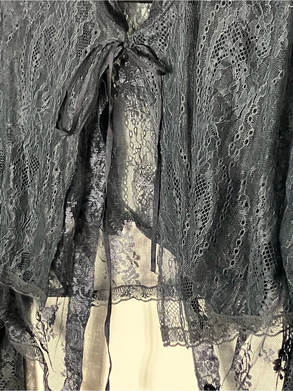 Nigel Preston for Free People Lace Bolero Cardigan Medium
